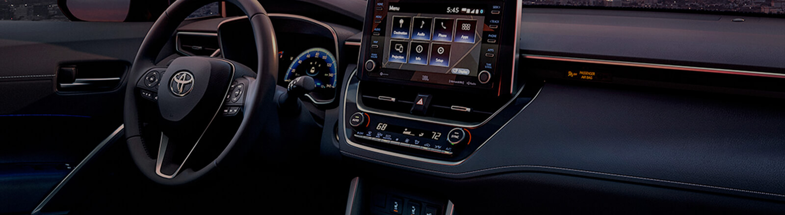Interior Corolla Cross